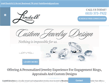 Tablet Screenshot of lindelljewelers.com